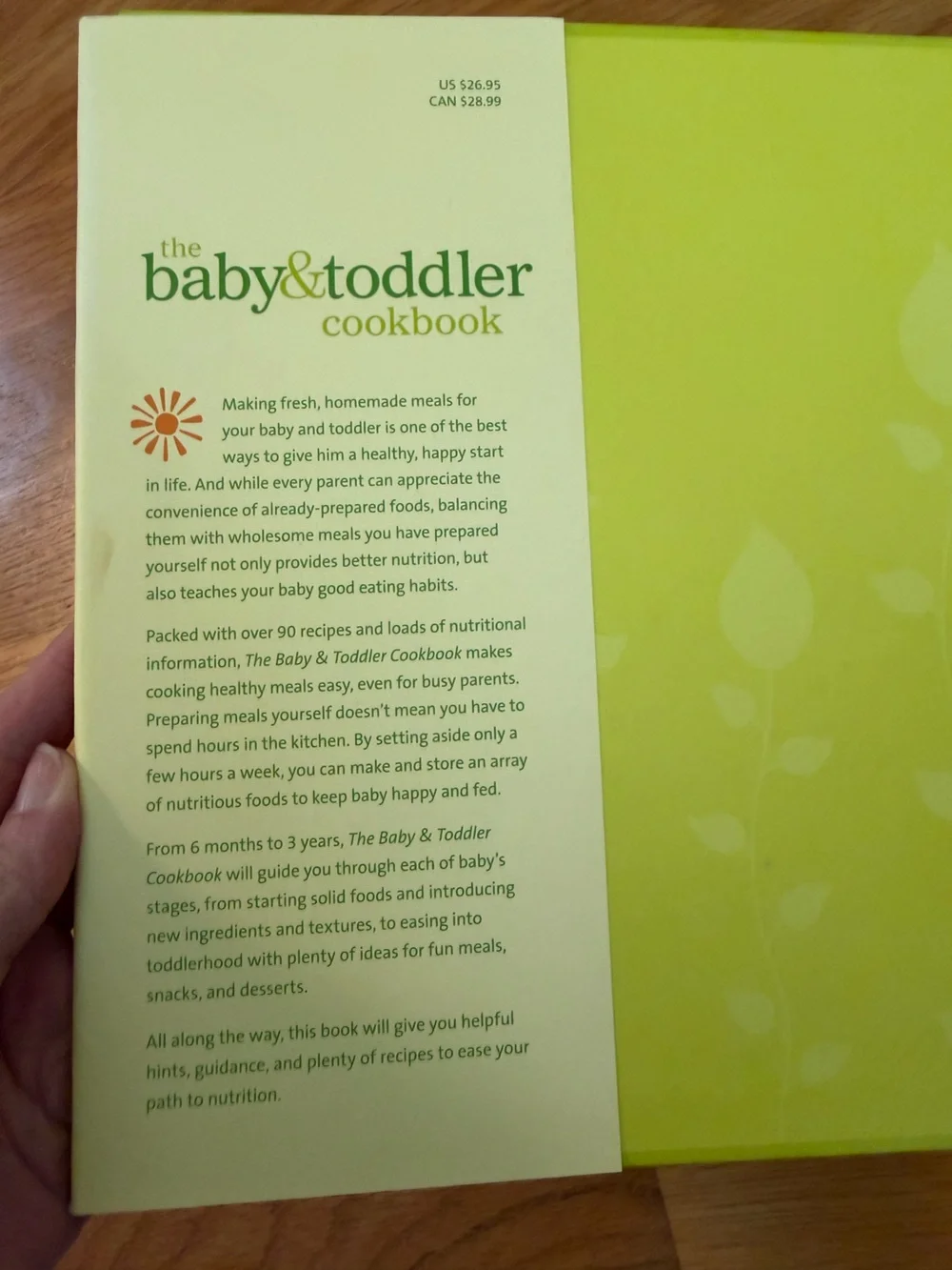 The Baby & Toddler Cookbook